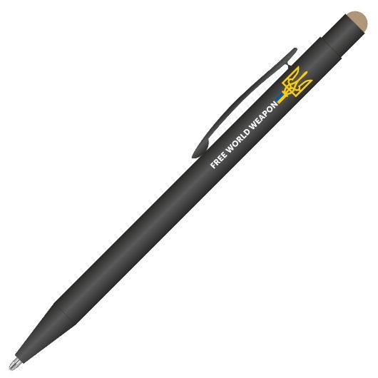 Ручка металева Тризуб Free world weapon, 11N15B9E2XTFWW