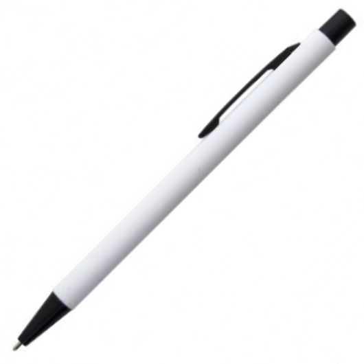 Ручка металева ARIA з soft touch, зеркальний лого, 11N17B095
