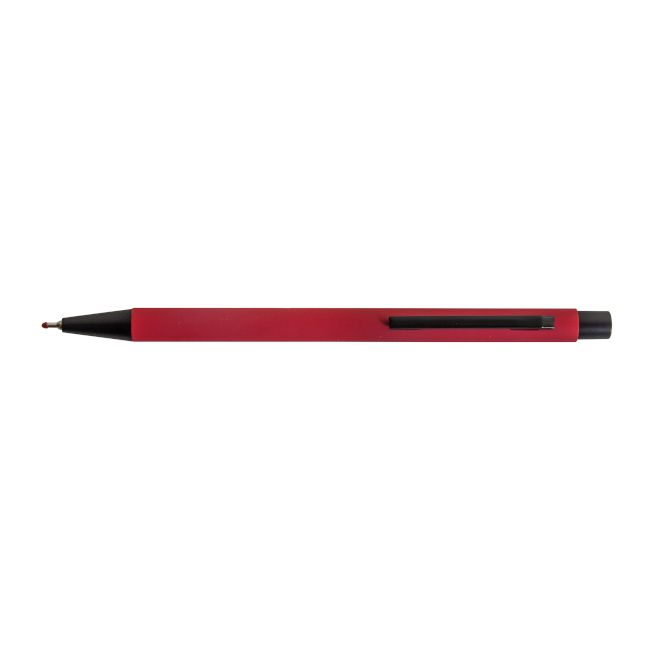 Ручка металева ARIA з soft touch, зеркальний лого, 11N17B195