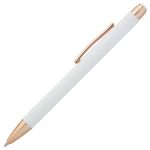 Ручка металева GLORIA з soft touch, зеркальний лого, 11N18B0E5