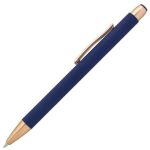 Ручка металева GLORIA з soft touch, зеркальний лого, 11N18B6E5