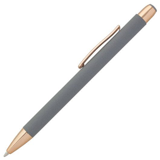 Ручка металева GLORIA з soft touch, зеркальний лого, 11N18BHE5