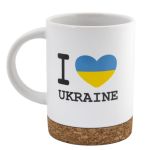 Горнятко I Love Ukraine, з корком, 51K070M00ILU