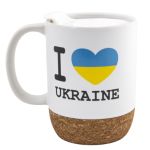 Горнятко I Love Ukraine, біле з кришкою, 51K054M00ILU