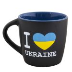 Горнятко I Love Ukraine, чорно з кольоровою серединою, 51K034M96ILU
