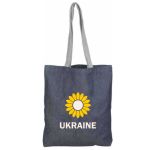 Сумка Сонях Ukraine з деніму синя, ручки бавовняні, 50S33A07HSU