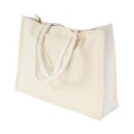Сумка OLIVIA, 220 г(м2), 44,5x34х15 cм, з ламінацією бавовняна бежева, 50S72A33Y