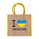 Сумка з джуту I love Ukraine, 50S800130ILU
