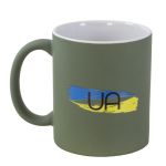 Горнятко UA Прапор, софттач оливкове, 51K001M04UAP