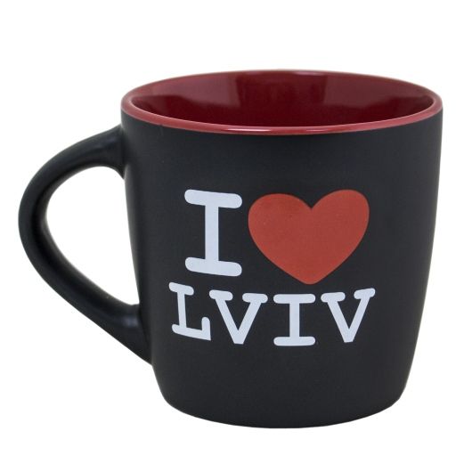 Горнятко I Love Lviv колір чорний, 51K034M91ILL
