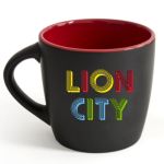 Горнятко Lion city колір чорно-червоний, 51K034M91LC