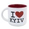 Горнятко I Love Kyiv колір білий, 51K050M01ILK