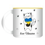 Горнятко Котик Love Ukraine, 51K050M03KLU