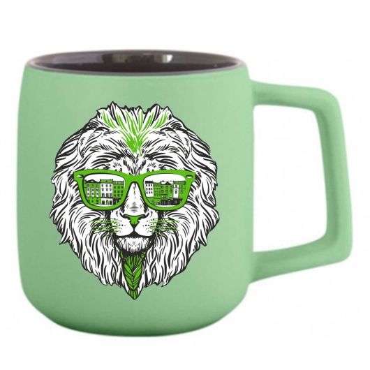 Горнятко LION CITY керамічне кольорове, 51K073M4HLC