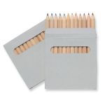 Набір з 12 бежевих олівців ARCOLOR, 9x9x0,8 см, IT104701