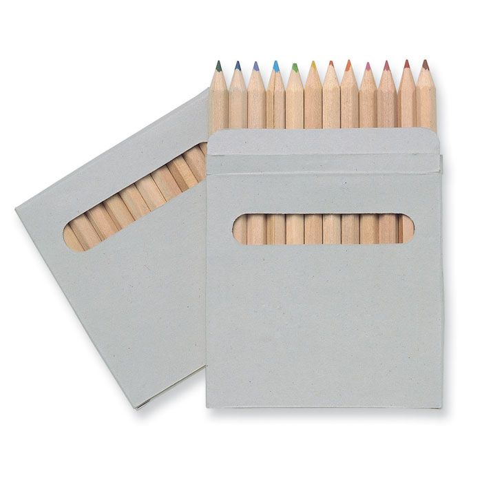Набір з 12 бежевих олівців ARCOLOR, 9x9x0,8 см, IT104701
