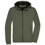 Чоловіча куртка Softshell з капішоном, оливково-камуфляжне