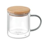 Горнятко FARBI 300 мл, скло, бамбук, MO220027