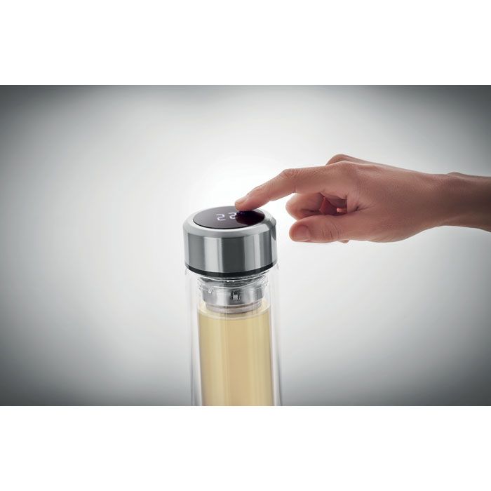 Пляшка для напоїв POLE GLASS 390 мл, скло, MO616922