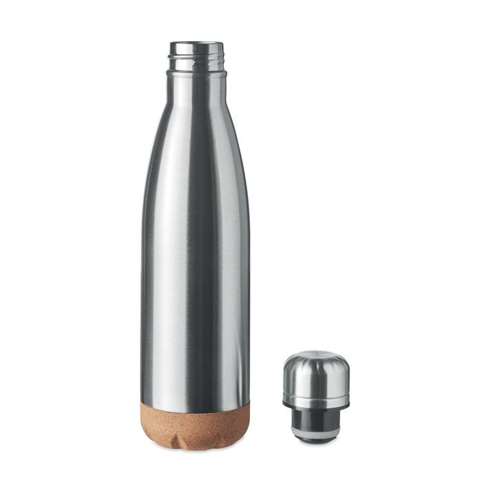 Термопляшка ASPEN CORK 600 мл, метал/корок, MO631316