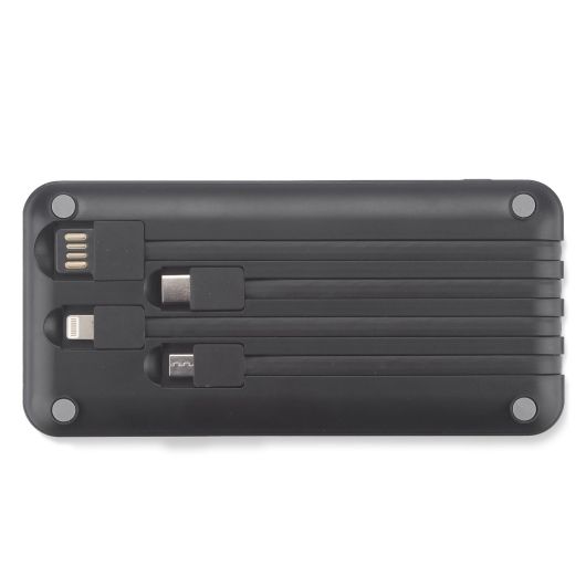 Павербанк 10000 mAh WORKPAD10 з 4 кабелями, P45124P9